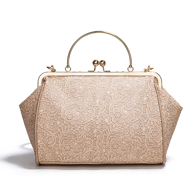 Bootara Women's British Vintage Oversized Bag – Multi-Way Shoulder/Tote Bag with Clip Closure